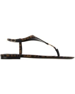 Saint Laurent Ankle Strap Sandals - Black
