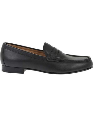 Dior Granville Leather Loafers - Black