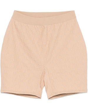 Gucci Gg Jersey Shorts - Natural