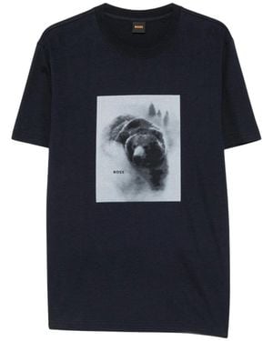 BOSS Dark Graphic T-Shirt - Black