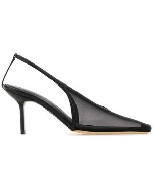 ARMARIUM Mesh Slingback Pumps - Black