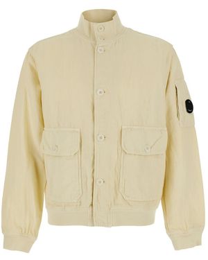 C.P. Company Mock Collar Jacket - Natural