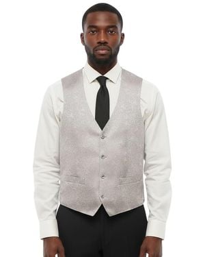 Corneliani Textured Waistcoat - White