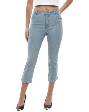 Mugler Skinny High Rise Jeans - Blue