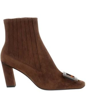 Roger Vivier Zipper Boots - Brown