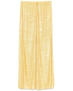 Norma Kamali Wide-Leg Trousers - Yellow