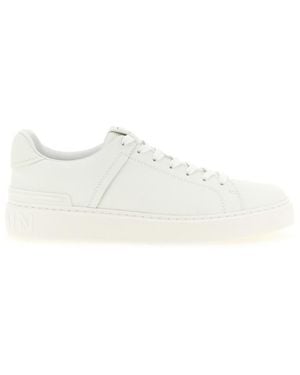 Balmain Logo Sneakers - White