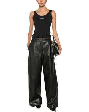 Dolce & Gabbana Round Neck Top - Black