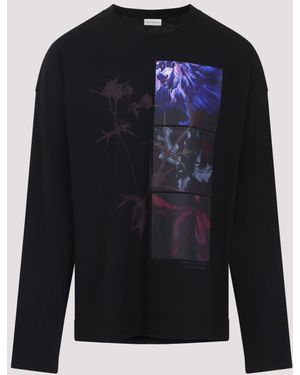 Dries Van Noten Hemmings Printed Double Sleeve T-Shirt in