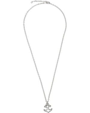 A.P.C. Anchor Pendant Necklace - Metallic
