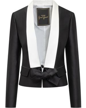 DSquared² Solid Shawl Lapel Blazer - Black
