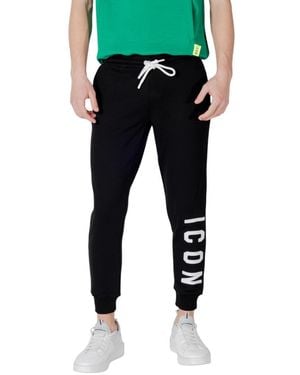 ICON DENIM Regular Joggers - Black