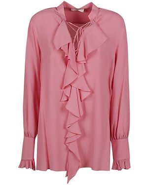 The Seafarer Milly Ruched Shirt - Pink