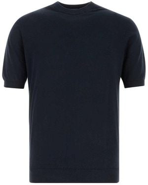 Fedeli Crew Neck T-Shirt - Black