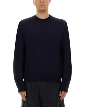 Studio Nicholson Solid Crew Neck Jumper - Blue