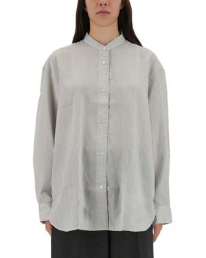Studio Nicholson Oversized Stripes Shirt - Gray