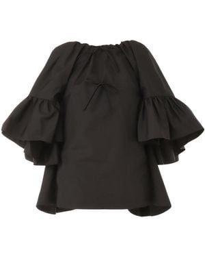 MERYLL ROGGE Off Shoulder Top - Black