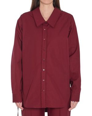 Gucci Relaxed Solid Shirt - Red