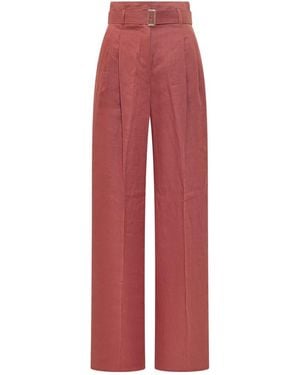 Max Mara Brick Tailored Pleated Pants