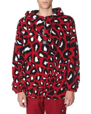 MSGM Shearling Jacket - Red