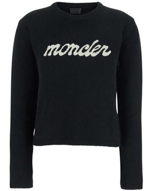 Moncler Crew Neck Sweater - Black