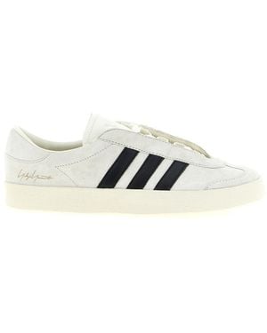 Y-3 Lace-Up Trainers - White