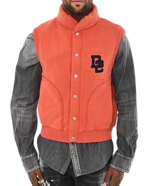 DSquared² Mock Collar Jacket - Orange