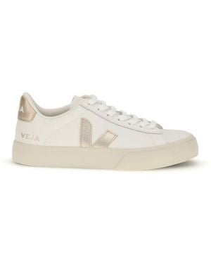 Veja Logo Campo Sneakers - White