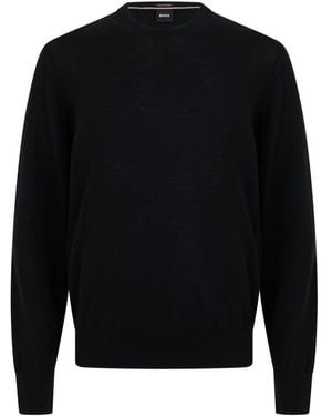 BOSS Crew Neck Sweater - Black