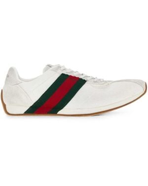 Gucci Stripes Collection Sneakers - White