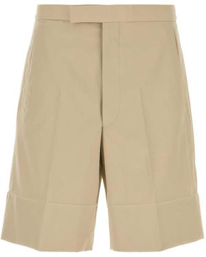 Prada Regular Shorts - Natural