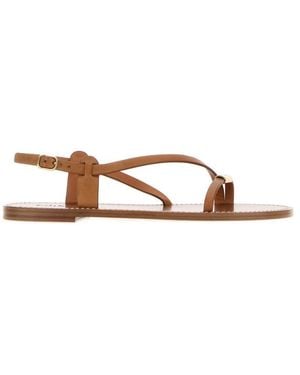 Chloé Solid Matilda Sandals - Brown