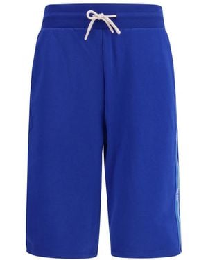 Gcds Side Stripe Sporty Shorts Royal - Blue