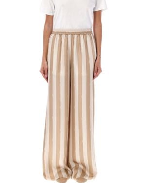 Fendi Loose Elasticated Pants - Natural