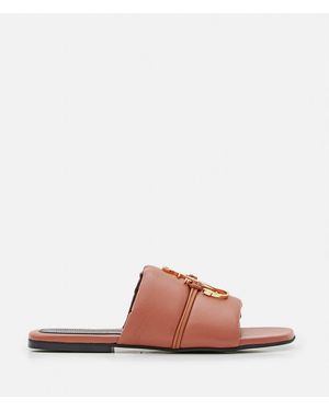 JW Anderson Anchor Logo Leather Flats - Pink