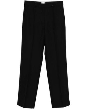 TOTEME Straight Fit Pants - Black