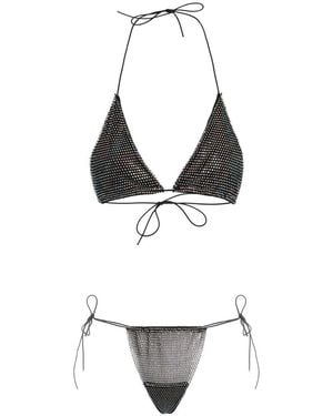 Santa Brands Embellished Swimwear - White