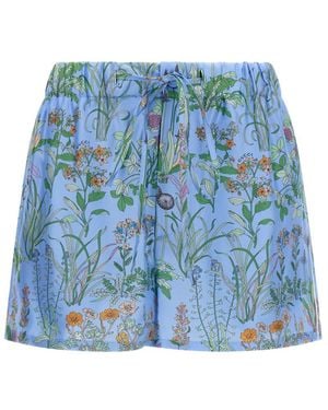 Gucci Floral Shorts - Blue