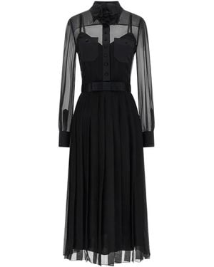 Dolce & Gabbana Dolce & Gabbana Chiffon Dress - Black