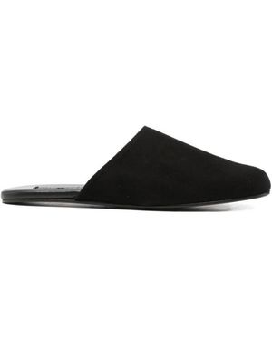 Manebí Suede Slippers - Black