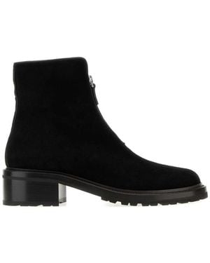 The Row Suede Hike Boots - Black