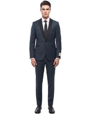 Corneliani Shawl Lapel Suit - Blue