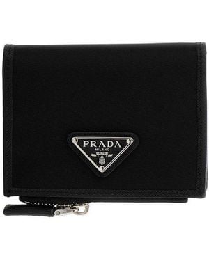 Prada Solid Wallet - Black