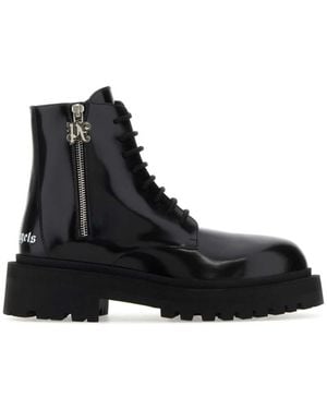 Palm Angels Logo Collection Boots - Black