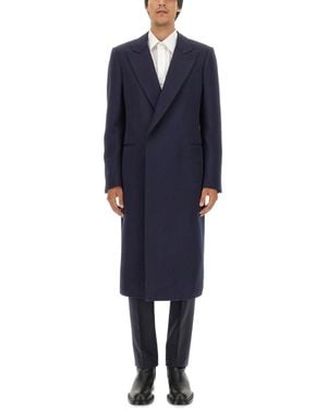 McQueen Long Coat - Blue