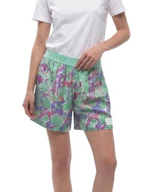 Stella McCartney Abstract Shorts - Blue