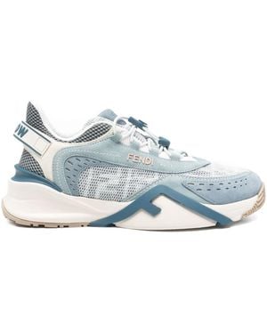 Fendi Logo Flow Sneakers - Blue