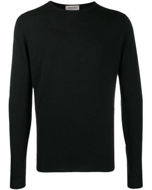 John Smedley Wool Jumper - Black