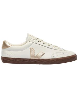 Veja Leather Trainers - White