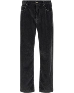 Fendi Flat Front Pants - Black